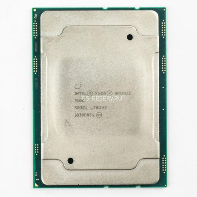 Процессор Intel Xeon Bronze 3106 1700Mhz L3-12Mb 9600 8x Core 85Wt Socket LGA3647 Skylake(SR3GL)