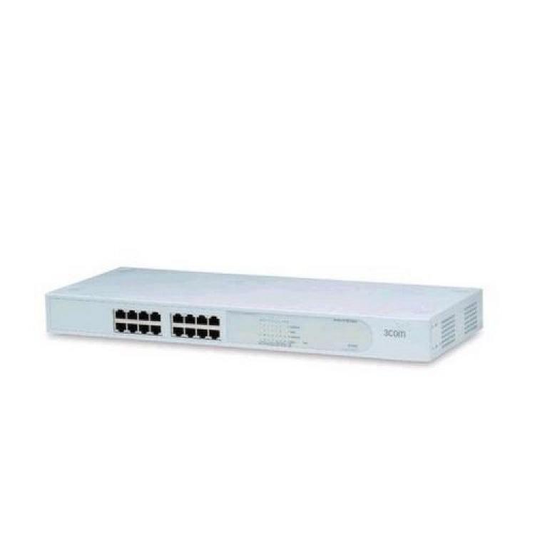 Коммутатор HP (3Com) SuperStack3 3C16470 Switch 16port-10/100Mbps L2TP 19" 1U(JD984A)
