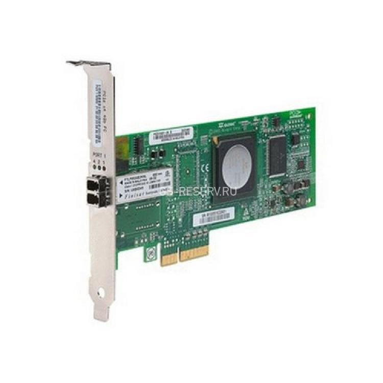 Сетевой Адаптер Dell (Qlogic) 2x4Гбит/сек Dual Port Fibre Channel HBA LP PCI-E4x(KC184)