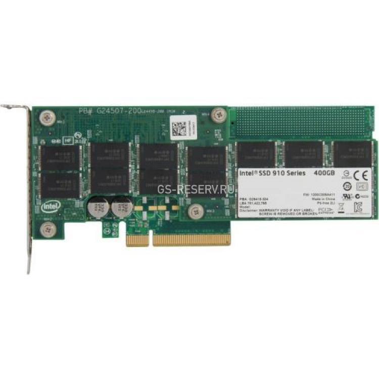 Твердотелый Накопитель SSD Intel SSD 910 Series 400Gb 750Мб/сек MLC HHHL PCI-E8x 2.0(921709)