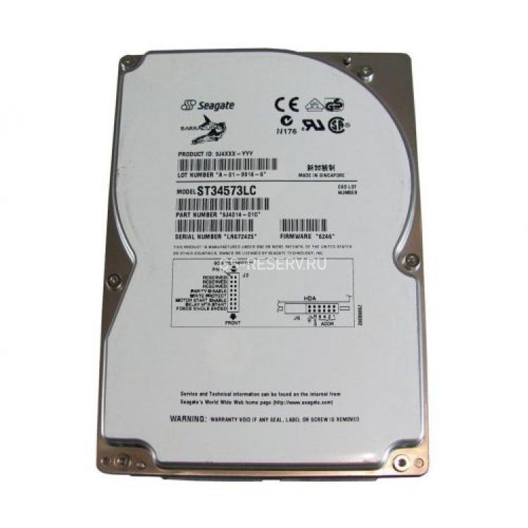 Жесткий Диск Seagate Barracuda 9LP 4,55Gb (U80/7200/1Mb) 80pin U80SCSI(9J4014)