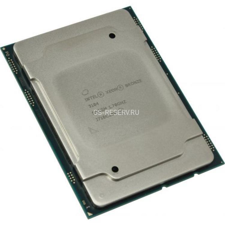 Процессор Intel Xeon Bronze 3104 1700Mhz L3-8,25Mb 9600 6x Core 85Wt Socket LGA3647 Skylake(SR3GM)