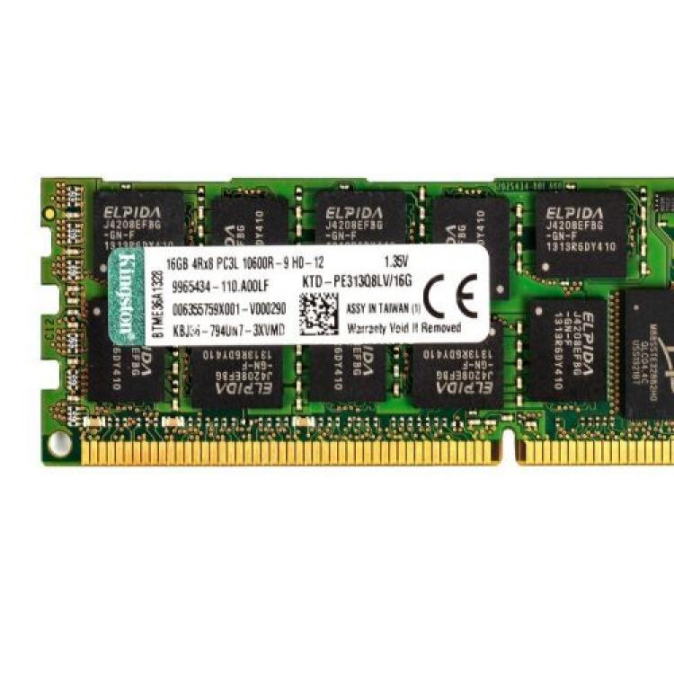 RAM DDRIII-1333 Kingston 16Gb 4Rx8 REG ECC Low Voltage PC3L-10600R(KTD-PE313Q8LV/16G)