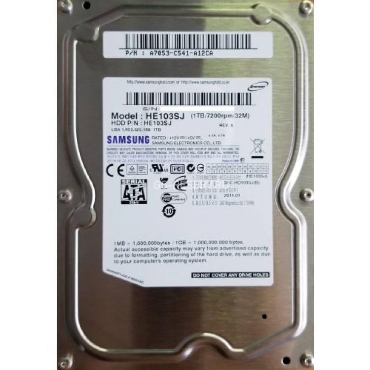 Жесткий Диск Samsung Spinpoint F3R 1Tb (U300/7200/32Mb) RVS SATAII(HE103SJ)