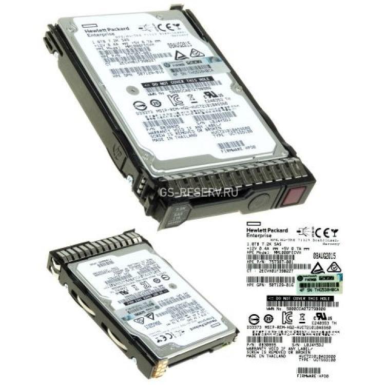 Жесткий Диск HP (Hitachi) Ultrastar C7K1000 HUC721010ASS600 1Tb (U600/7200/64Mb) 6G SAS 2,5" For Gen8 Gen9 Gen10(MM1000FECVH)