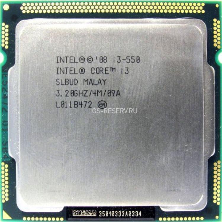 Процессор Intel Core i3 3200Mhz (2500/L3-4Mb) 2x Core Socket LGA1156 Clarkdale(SLBUD)