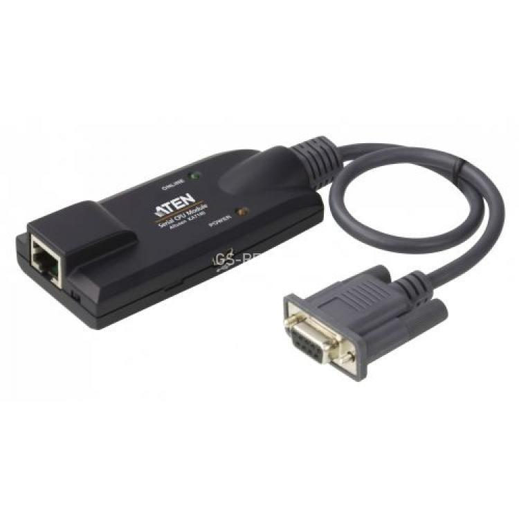 KVM Адаптер ATEN Serial KVM Adapter Монитор+Клавиатура+Мышь RS232 To RJ45 1600x1200 For KN2124v KN2140v KN4124v KN4140v(KA7140)