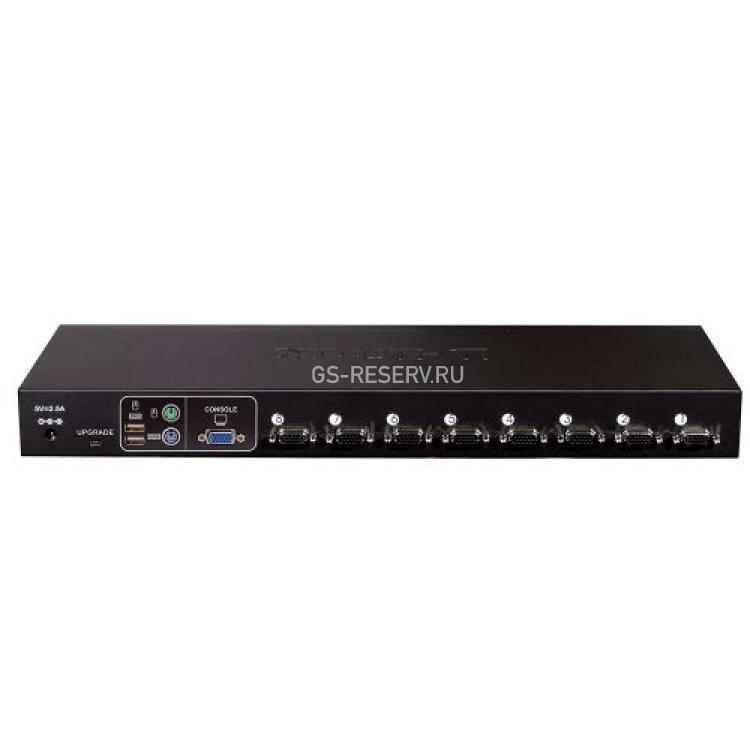 KVM Переключатель D-Link 8xChannel 1xHD15Pin&2xPS/2 To 8xHD15Pin 2048x1536 19" 1U W/Cables(KVM-440)
