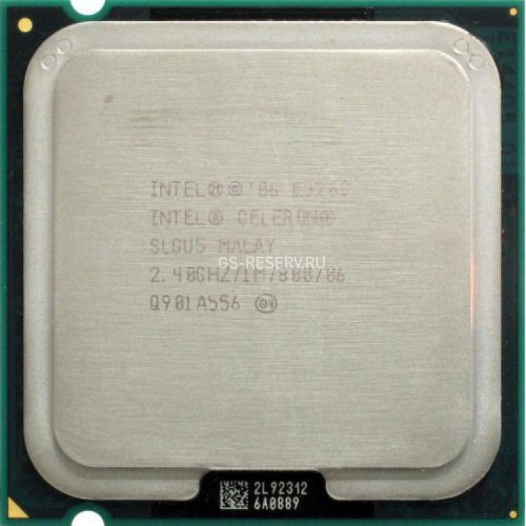 Процессор Intel Celeron 2400Mhz (800/L2-1Mb) 2x Core 65Wt LGA775 Wolfdale(E3200)