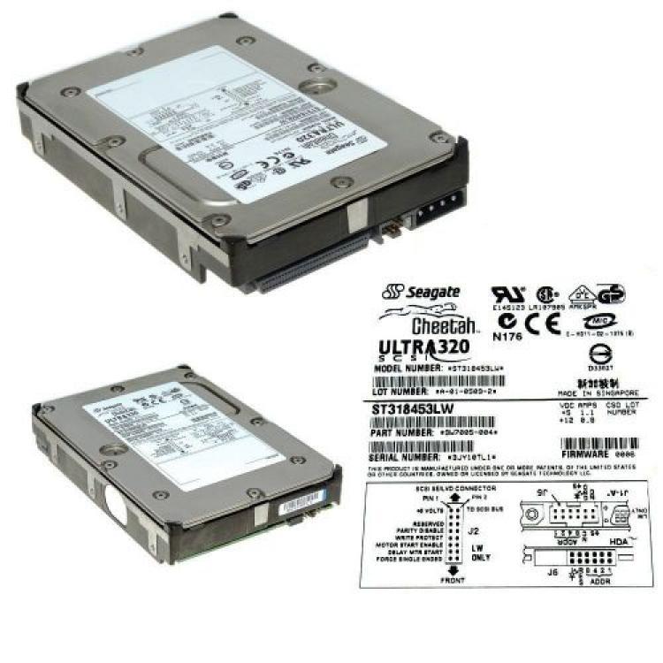 Жесткий Диск Seagate Cheetah 15K.3 18,4Gb (U320/15000/8Mb) 68pin U320SCSI(ST318453LW)