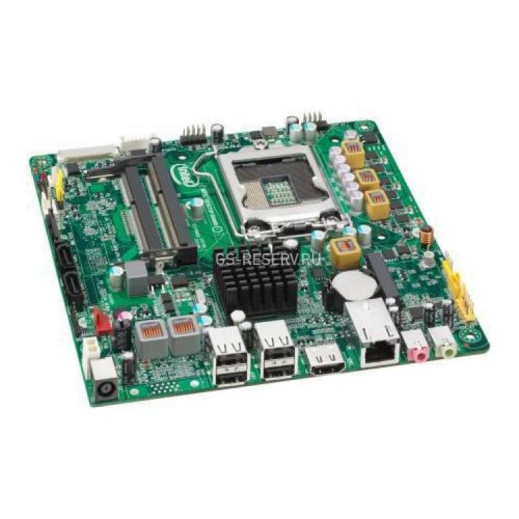 Материнская Плата Intel iH61 S1155 HT 2SO-DIMM DDRIII 2SATAII PCI-E Mini Card Slot HDMI LAN1000 AC97-8ch Thin Mini-ITX 5000Mhz(DH61AGL)