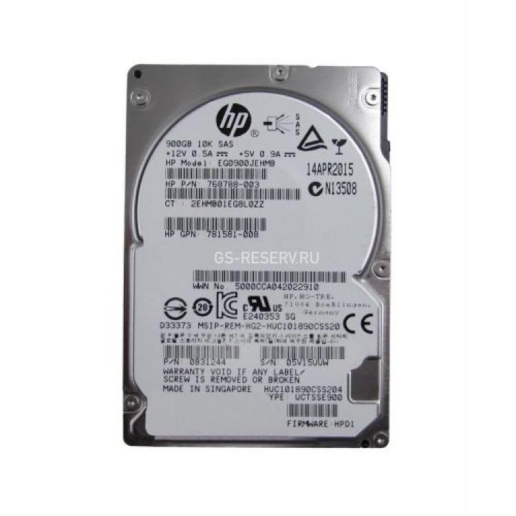 Жесткий Диск HP (HGST) Ultrastar C10K1800 HUC101890CSS204 900Gb (U1200/10520/128Mb) 512n 12G SAS 2,5" For Gen5 Gen6 Gen7 Gen8 Gen9 Gen10 MSA2052 MSA2050 MSA2042 MSA2040 MSA1050 MSA1040(785069-B21)