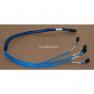 Шлейф SAS Intel 1xSFF-8087 (mSASx4) To 4xSATA (4xSATA Жесткий Диск или Корзина) 60cm/0,60m For S5000PSLROMBR S5000PSLSASR S5000PSLSATAR S5000XSLSATAR(D33289)