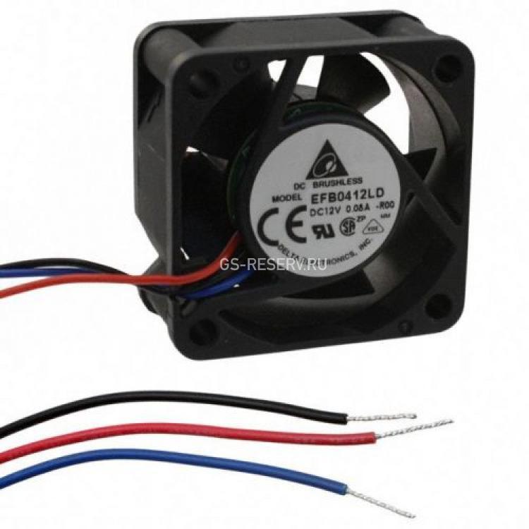 Вентилятор Delta Brushless 0,08A 12v 5000 об/мин 5,5CFM 22dB 40x40x20mm(EFB0412LD-AN04)