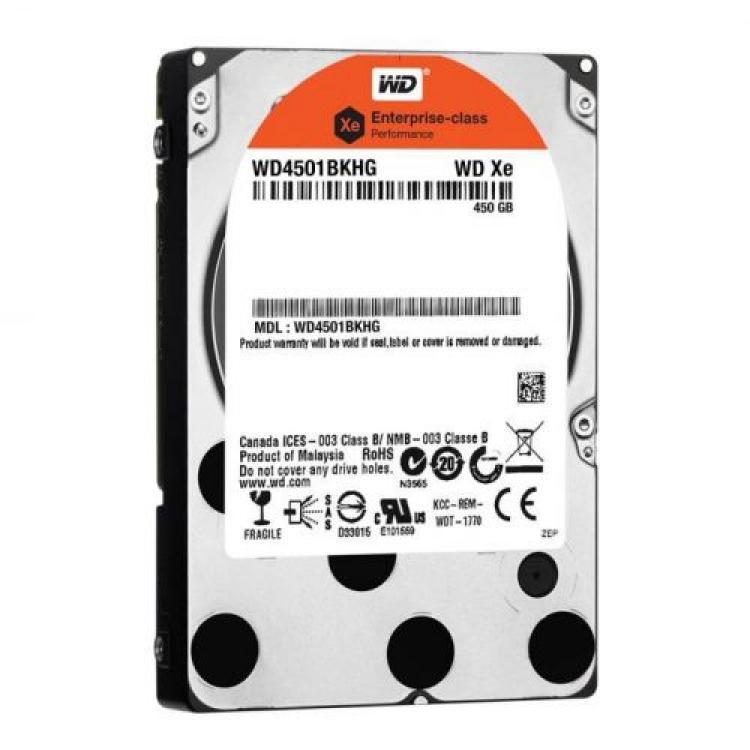 Жесткий Диск Western Digital XE 450Gb (U600/10000/32Mb) RAFF 6G SAS 2,5"(WD4501BKHG-02D22V1)