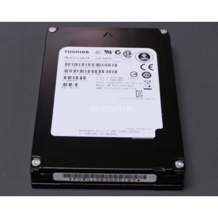 Твердотелый Накопитель SSD SAS Toshiba 400Gb SAS DP 6G MLC NAND 2,5"(SDFAA00DAA01)