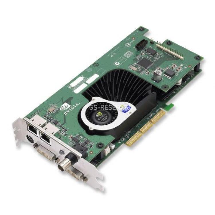 Видеокарта PNY Nvidia Quadro FX3000 256Mb 256Bit DDR DualDVI miniDin (3D Glasses) Dual-Link Genlock/Framelock 2xRJ45 BNC AGP8x(VCQFX3000G-PB)