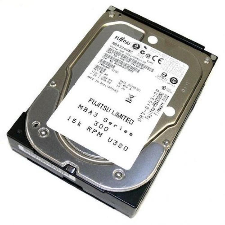 Жесткий Диск Fujitsu 300Gb (U320/15000/8Mb) 80pin U320SCSI(MBA3300NC)