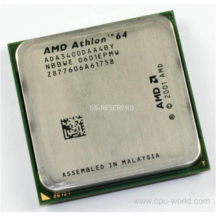 Процессор AMD Athlon-64 3400+ 2200Mhz (512/1000/1,4v) Socket 939 Venice(ADA3400DAA4BY)