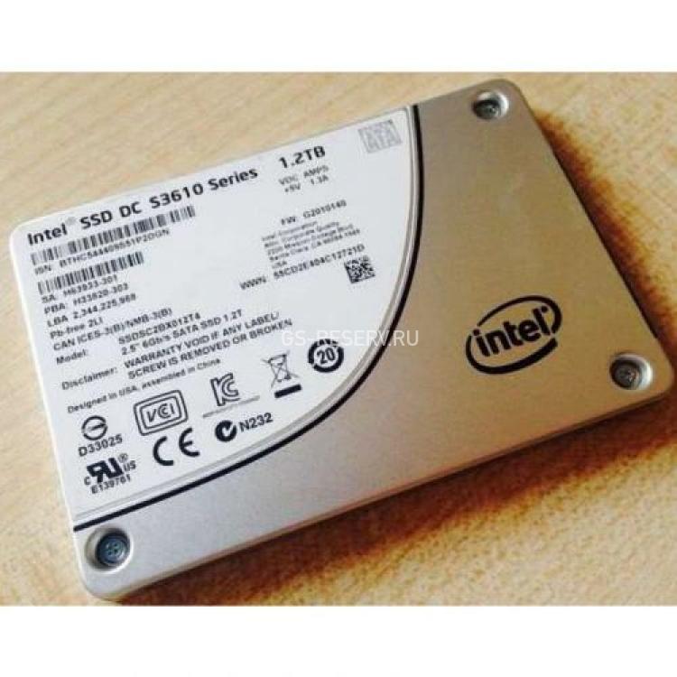 Твердотелый Накопитель SSD Intel SSD DC S3610 Series 1.2Tb TRIM MLC AES 6G SATAIII 2,5" 7mm(H63933-301)