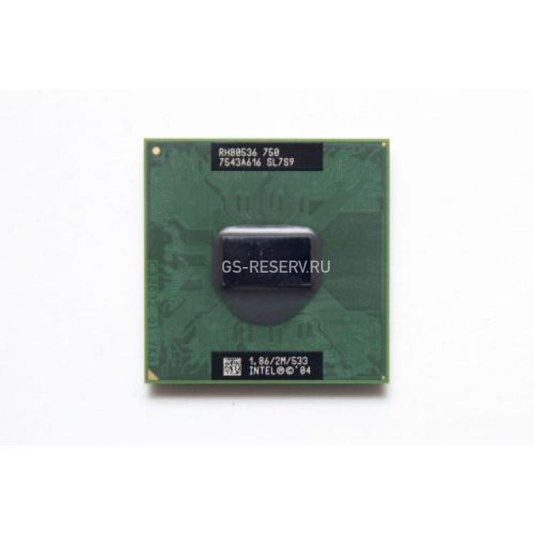 Процессор Intel Pentium M 750 1860Mhz (2048/533/1,34v) Socket479 Dothan(SL7S9)