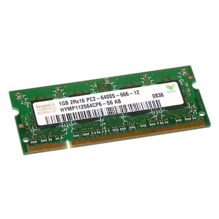 RAM SO-DIMM DDRII-800 Hynix 1Gb 2Rx16 PC2-6400S(HYMP112S64CP6-S6)