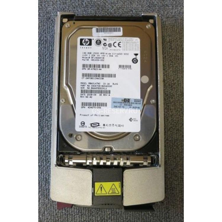 Жесткий Диск HP (Fujitsu) MBA3147NC 146,8Gb (U320/15000/8Mb) 80pin U320SCSI(360209-005)