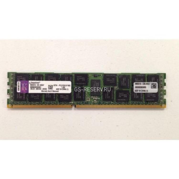RAM DDRIII-1333 Kingston 16Gb 2Rx8 REG ECC Low Voltage PC3L-10600R For 627808-B21 627812-B21 647881-B21 647883-B21 647901-B21(KTH-PL313LV/16G)