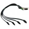 Шлейф SAS HP xw8/94 Back Panel Connector Kit 4xSATA To 1xSFF-8088 (miniSASx4) 45cm/0,45m For z600 z800 z820 xw8400 xw8600 xw9400(EM164AA)