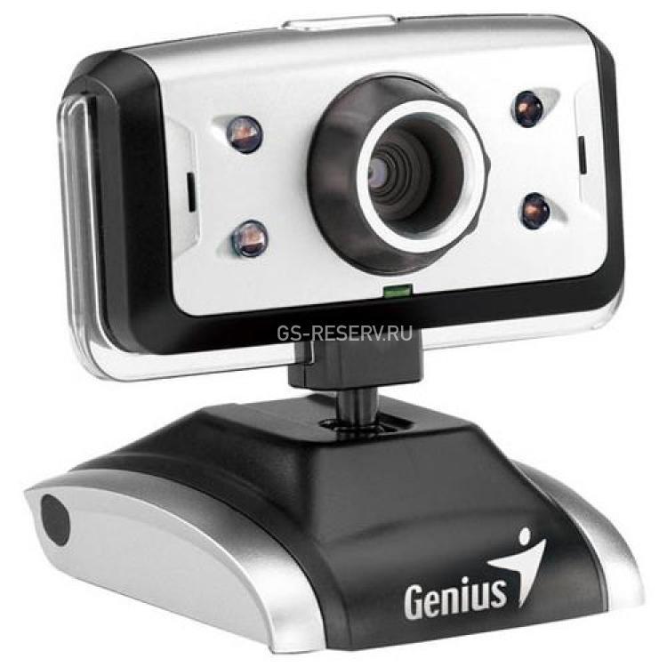 Web-Камера Genius 0,3MP 640x480 USB Silver/Black 1,5m Monitor Handle(iSlim 321R)
