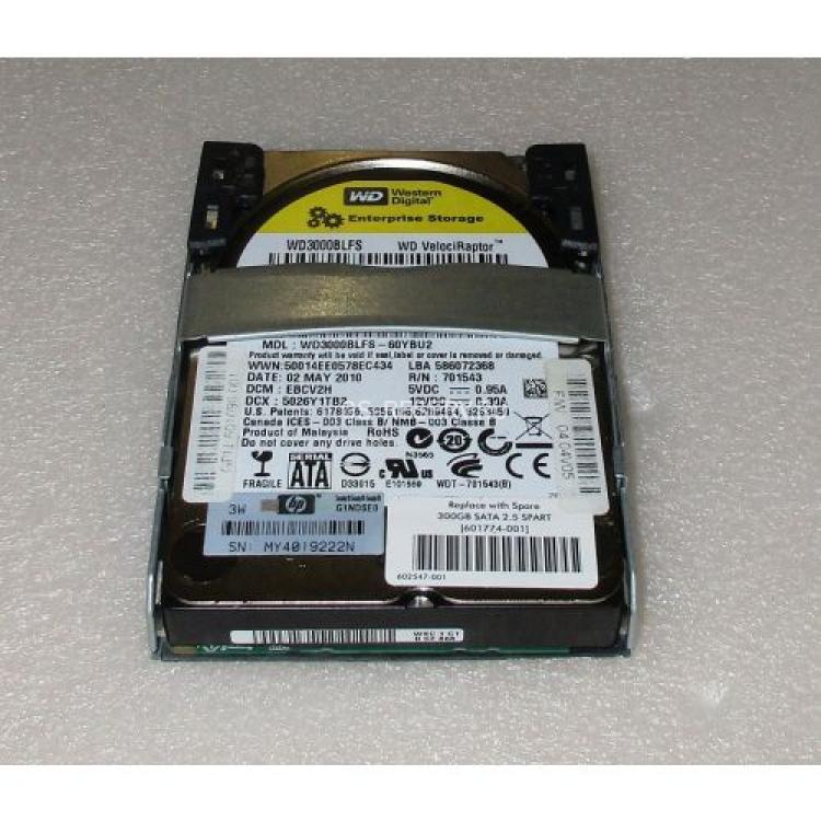 Жесткий Диск HP 300Gb (U300/10000) SATAII QR (Quick Release) 2,5" For SL160sG6 SL160zG6 SL165sG7 SL165zG6 SL165zG7 SL170sG6 SL170zG6 SL2x170zG6 SL335sG7 SL390sG7(601694-B21)