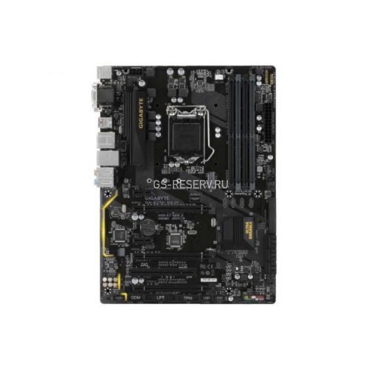 Материнская Плата Gigabyte iB250 S1151 HT 4DualDDRIV 6SATAIII 1M.2 3PCI-E16x3.0 2PCI-E1x PCI Video DVI HDMI LAN1000 AC97-8ch 4USB3 1USB3.1 ATX(GA-B250-HD3P)
