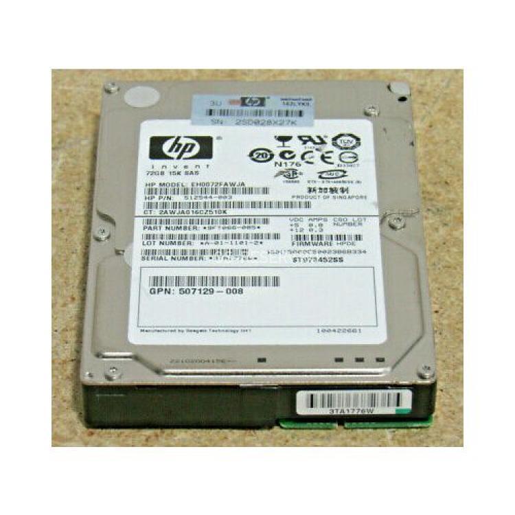 Жесткий Диск HP (Seagate) Savvio 15K.2 ST973452SS 72Gb (U600/15000/16Mb) 6G SAS 2,5" For Gen4 Gen5 Gen6 Gen7 Integrity rx2800 i2 i4 rx6600 rx3600 rx2660(418373-003)