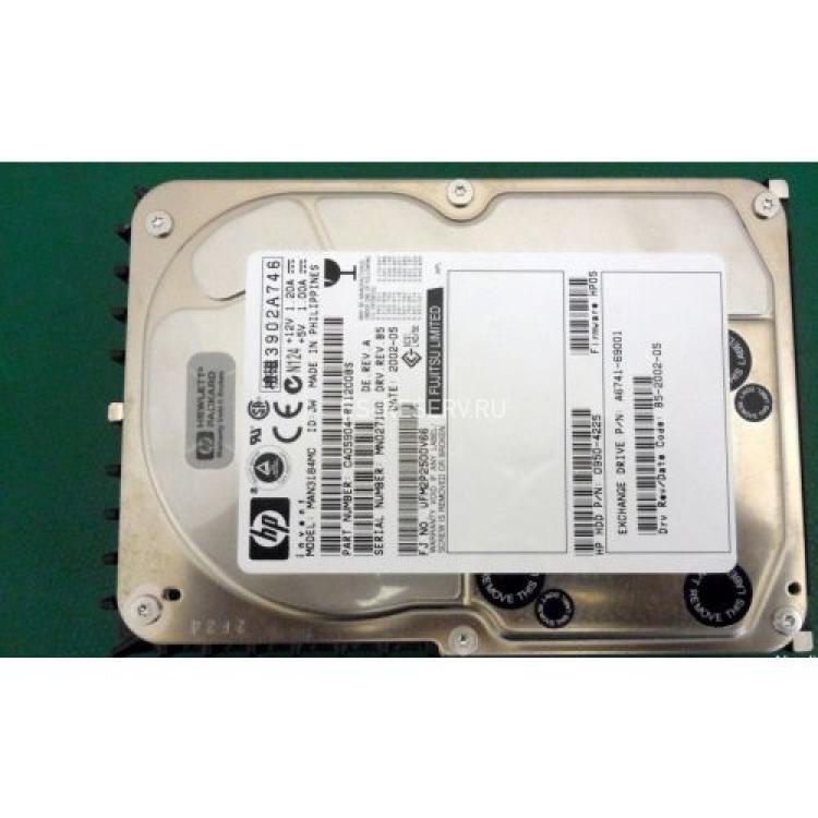 Жесткий Диск HP (Fujitsu) MAN3184MC 18,2Gb (U160/10000/8Mb) 80pin U160SCSI(D7175A)