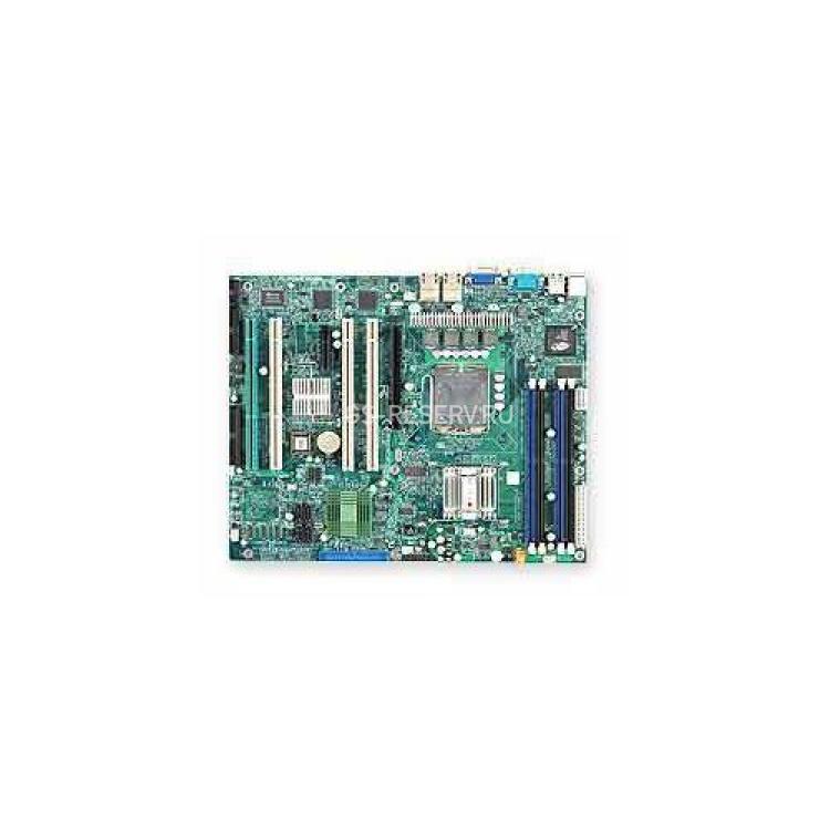 Материнская Плата Supermicro iE3010 S775 4DualDDRII-667 4SATAII U100 Riser PCI-E8x PCI-E4x 4PCI-X 2LAN1000 SVGA ATX 1U(PDSME+)