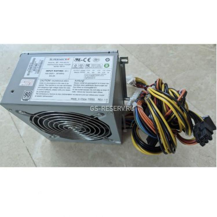 Блок Питания SuperMicro (Ablecom) 465Wt ATX Для SC743i-465B SC742T-465B SC733E-465B SC733i-465B SC733TQ-465B SC733T-465B 5035B-TB 5036T-TB(PWS-465-PQ)