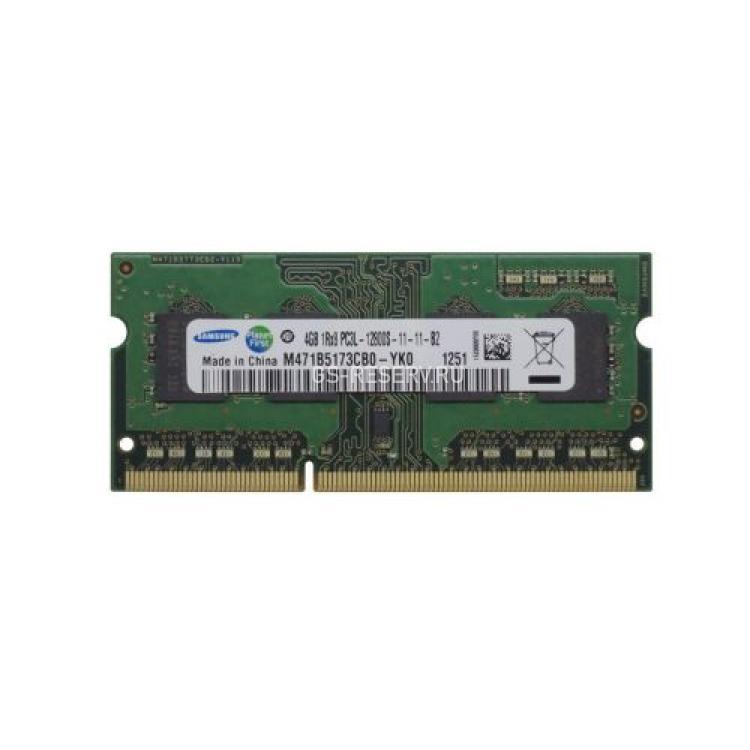 RAM SO-DIMM DDRIII-1600 Samsung 4Gb 1Rx8 PC3L-12800S-11(M471B5173CB0-YK0)