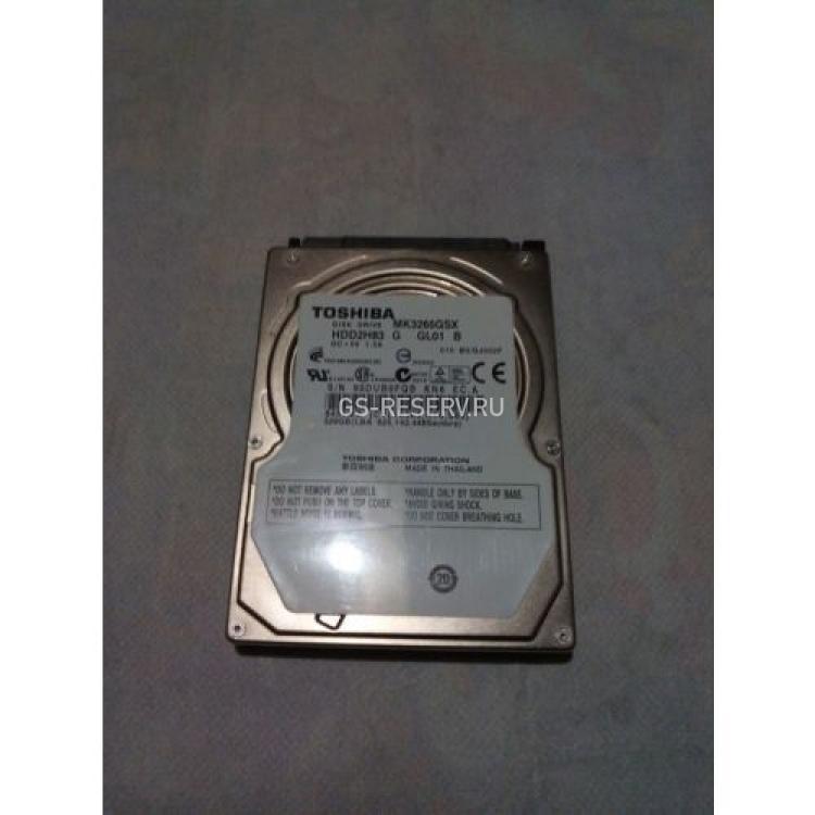 Жесткий Диск Toshiba 320Gb (U300/5400/8Mb) SATAII 2,5"(MK3265GSX)