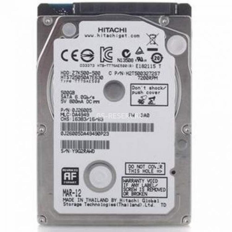 Жесткий Диск Hitachi Travelstar Z7K500 500Gb (U600/7200/32Mb) 6G SATAIII 2,5"(678309-003)