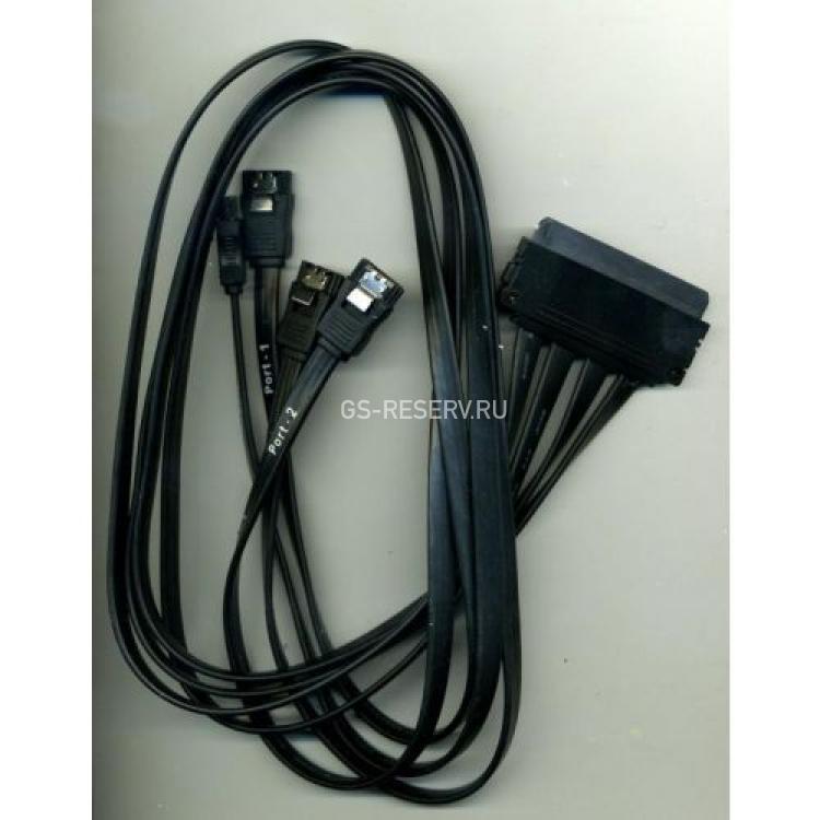 Шлейф SAS HP 1xSFF-8484 (32Pin) To 4xSATA (4xSATA Жесткий Диск или Корзина) 45cm/0,45m(379266-001)