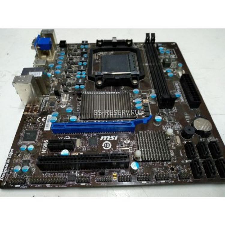 Материнская Плата Micro-Star AMD760G SocketAM3+ 2DualDDRIII 6SATAII U133 PCI-E16x PCI-E1x PCI SVGA DVI LAN1000 AC97-8ch mATX(MS-7641 760GM-P34)