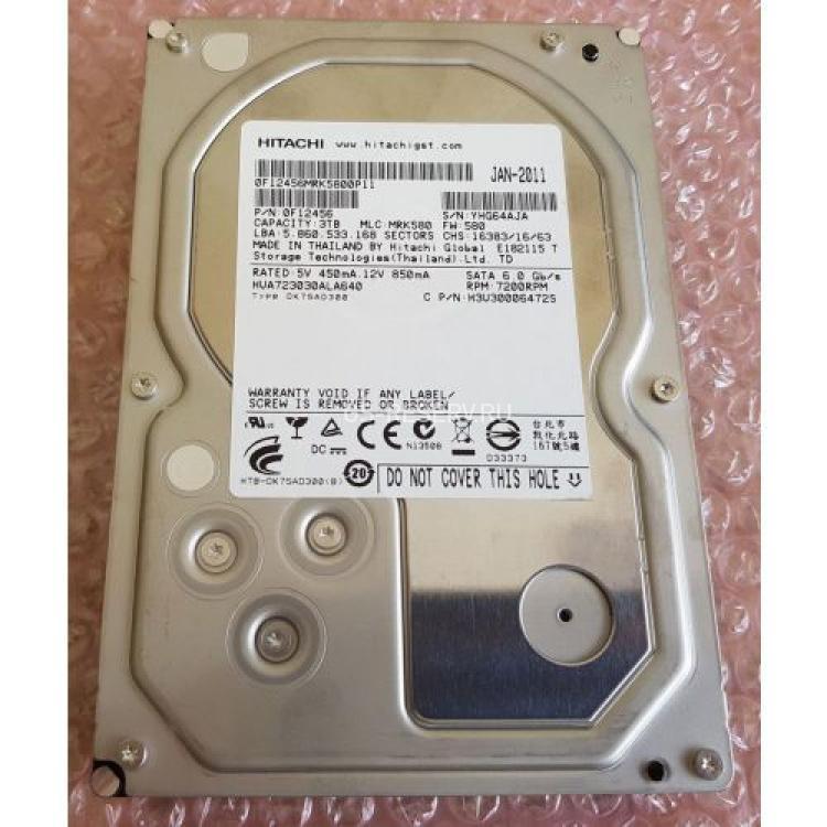 Жесткий Диск Hitachi Ultrastar 7K3000 3Tb (U600/7200/64Mb) 6G SATAIII(0F15328)