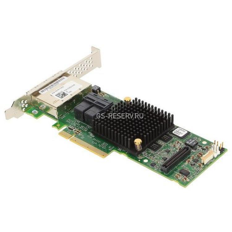 Контроллер SAS RAID Adaptec PMC PM8015 RAID on Chip (ROC) 1Gb Int-2xSFF-8643 Ext-4xSFF-8644 24xSAS/SATA RAID60 U600 6G LP PCI-E8x 3.0(2280900-R)