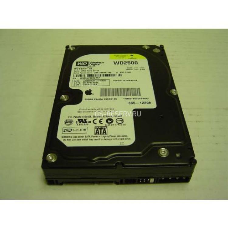 Жесткий Диск Apple (Western Digital) Caviar WD2500JD-41HBC0 250Gb (U150/7200/8Mb) SATA(655-1229A)