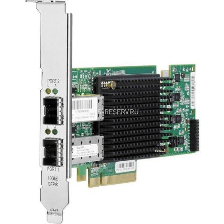 Сетевой Адаптер HP (Emulex) 10GbE Server Adapter 2x10Гбит/сек Dual Port 2xSFP+ Fibre Channel HBA iSCSI LP PCI-E8x 2.0(614203-B21)