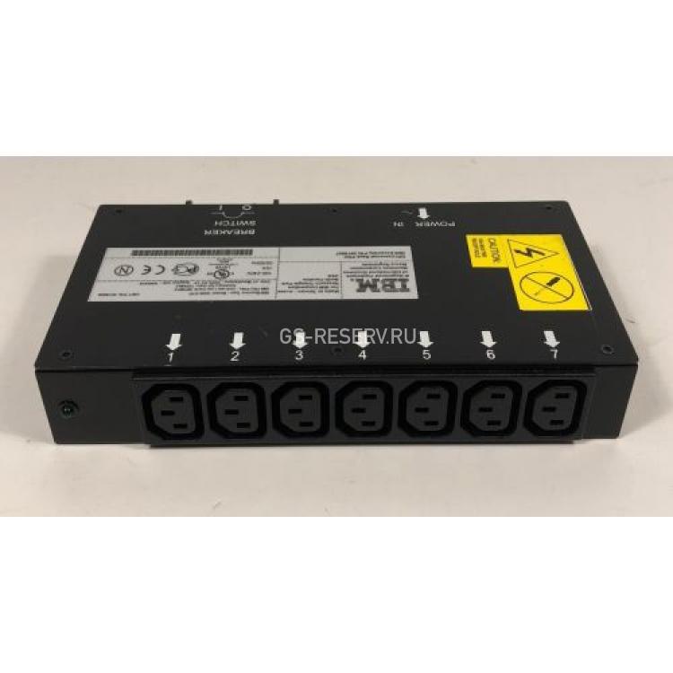Распределительное Устройство Электропитания IBM DPI Universal Rack Power Distribution Unit With Nema L5-20P And L6-20P 10A 100-240V In-1xC20 Out-7xC13 1U(39Y8952)