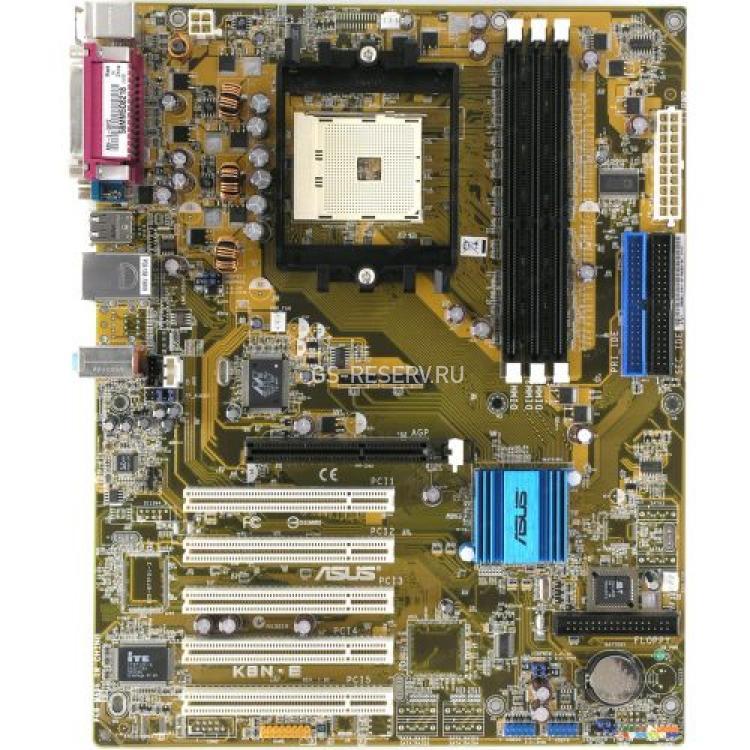 Материнская Плата ASUS nF3-250 S754 3DDR400 2SATA U133 AGP8x 5PCI AC97-6ch LAN1000 ATX(K8N-E)
