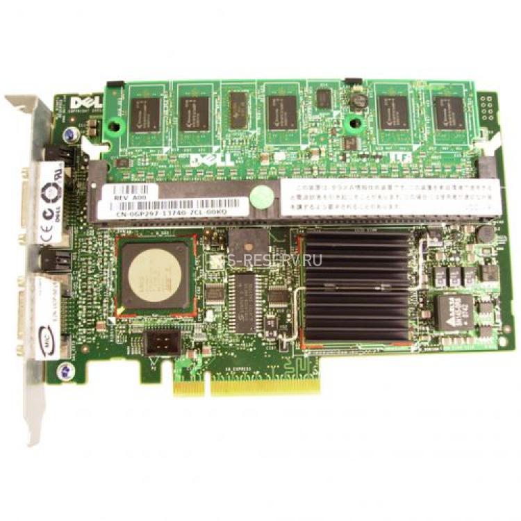 Контроллер SAS RAID Dell 256Mb BBU LSISAS1068 Ext-2xSFF8470 8xSAS/SATA RAID50 U300 PCI-E8x(DM479)