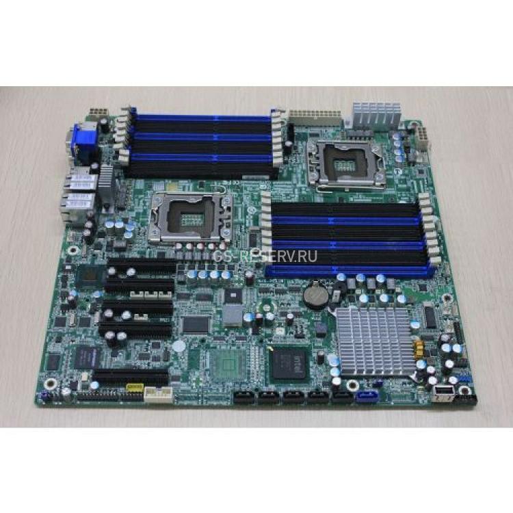 Материнская Плата Tyan i5520 Dual Socket 1366 18DDR3 6SATAII 5PCI-E8x SVGA 4xGbLAN E-ATX 6400Mhz(S7012GM4NR-ABP)