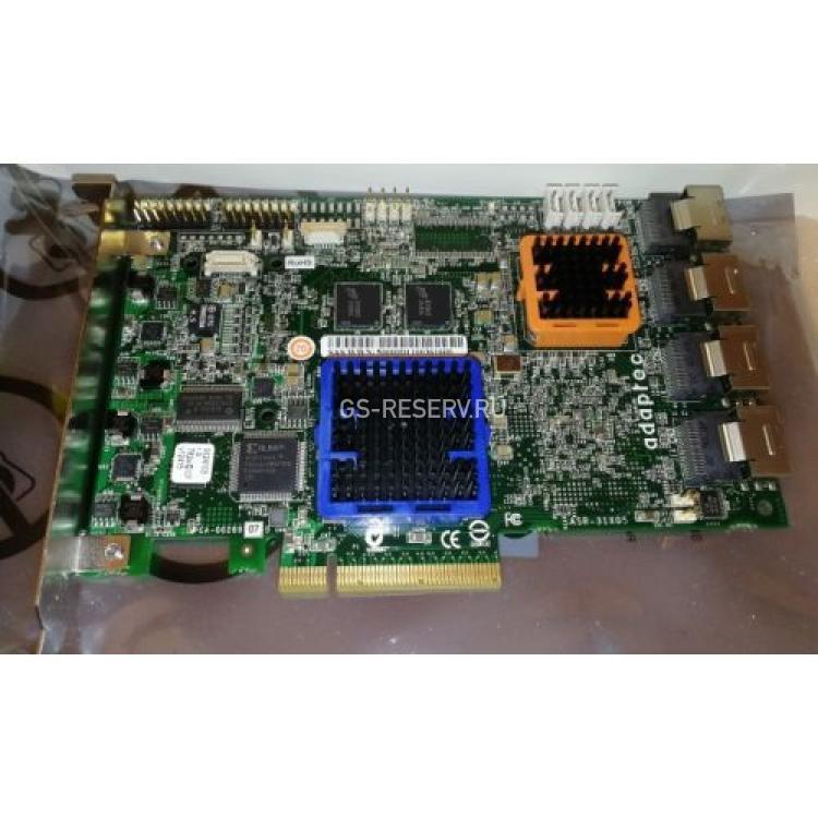 Контроллер SAS RAID Adaptec 256Mb 2x Core RAID on Chip (ROC) 1,2Ghz Int-4xSFF8087 16xSAS/SATA RAID60 U300 PCI-E8x(2252900-R)